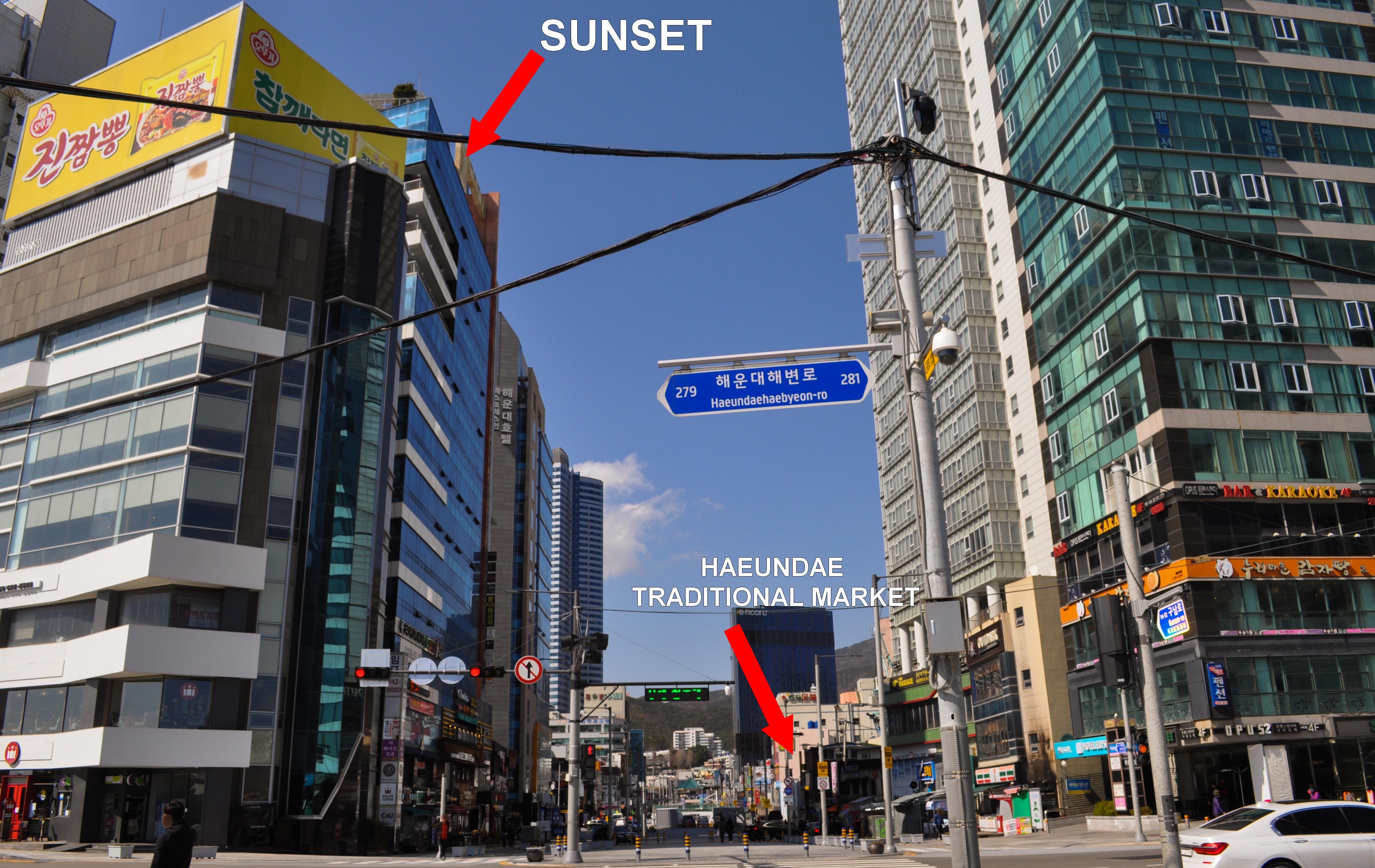 Sunset Hotel Busan Esterno foto